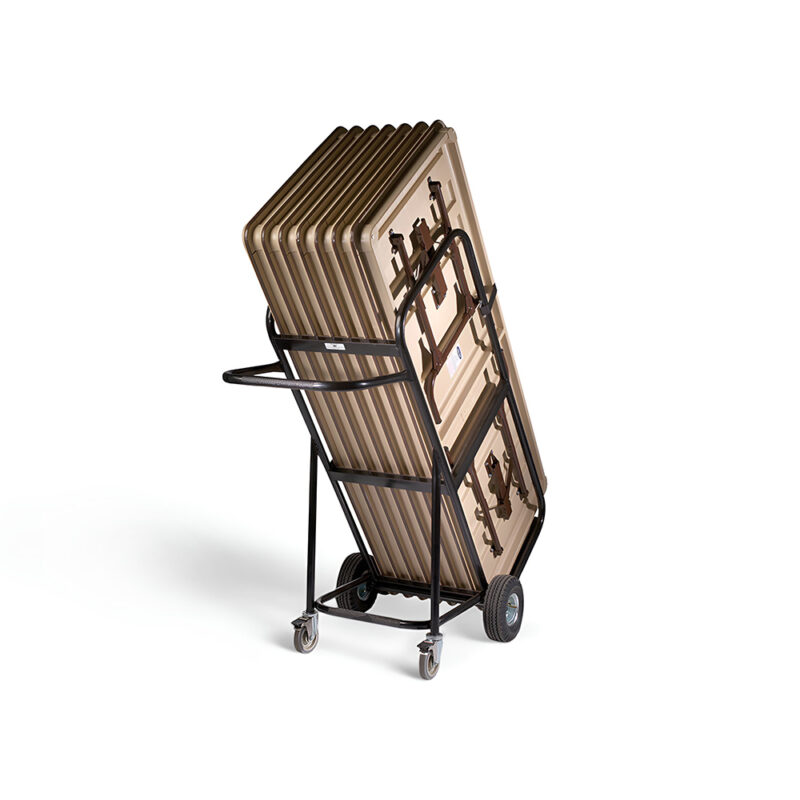 Upright Trestle Table Cart