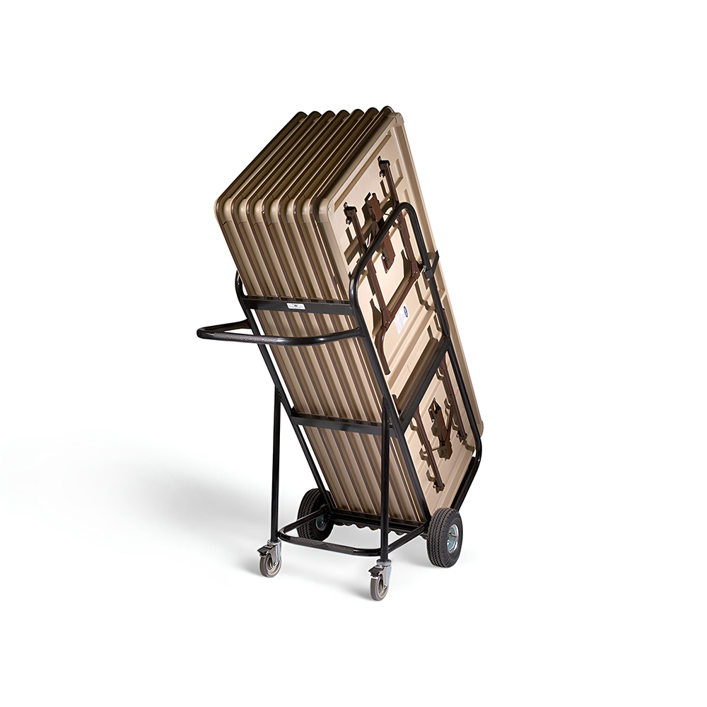 Upright Trestle Table Cart