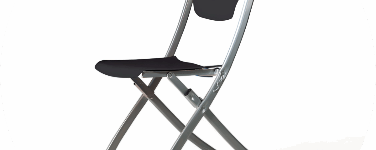 Mitylite SwiftSet folding chair: durable, stackable, and space-saving seating solution.