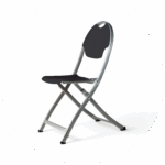 Mitylite SwiftSet folding chair: durable, stackable, and space-saving seating solution.