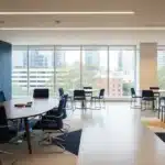 Commercial furniture for Australian businesses — modern office and conference space with professional chairs and tables