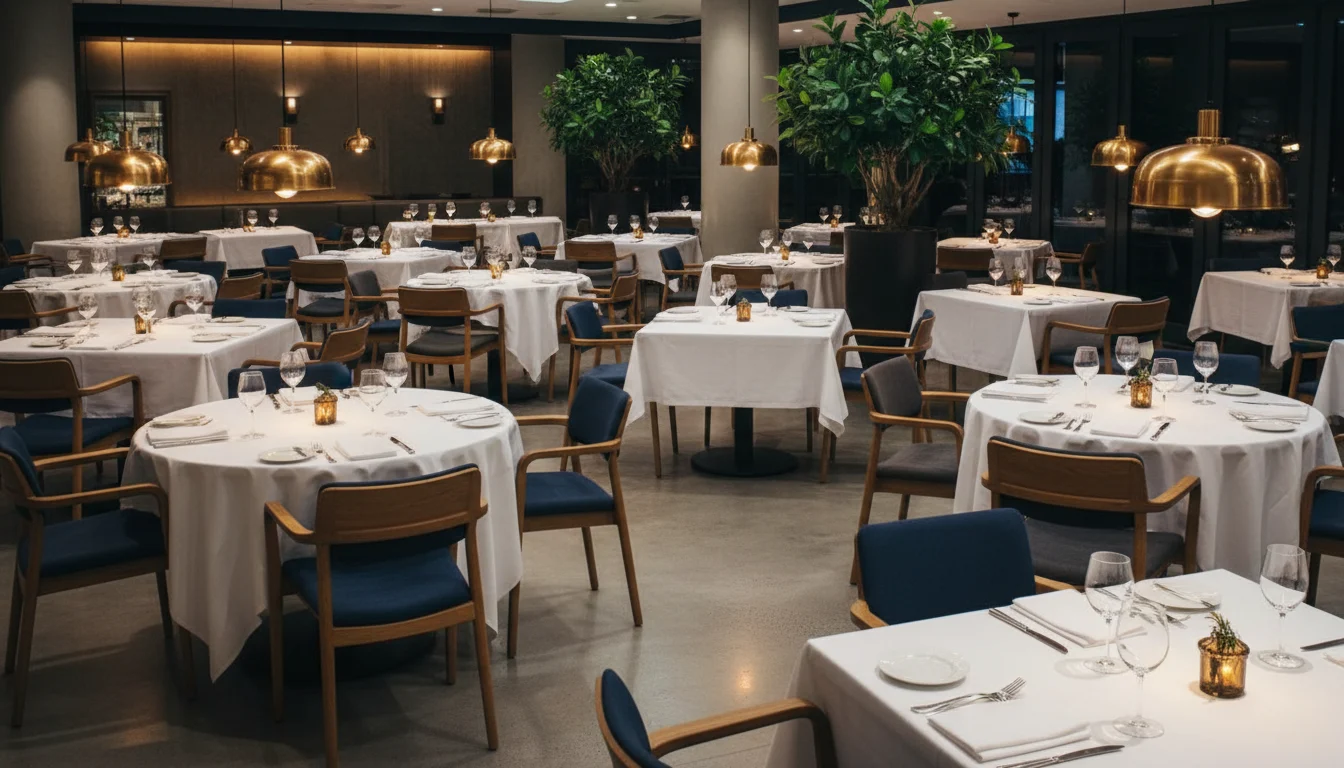 Commercial restaurant furniture for Australian dining venues — chairs, tables and seating solutions